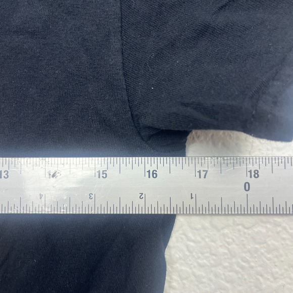 Nirvana Gradient Smile Face T Shirt Mens Black Graphic Print Crew Neck Casual S - Picture 8 of 9